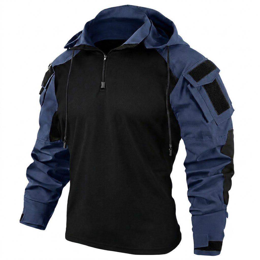Herren Tactical Combat Hoodie – Schnelltrocknend mit Kapuze