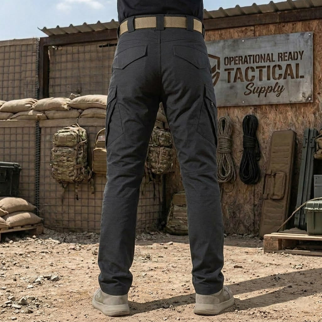 Taktfeld Phantom Robust-Cargo &amp; Outdoor-Einsatzhose Schwarz