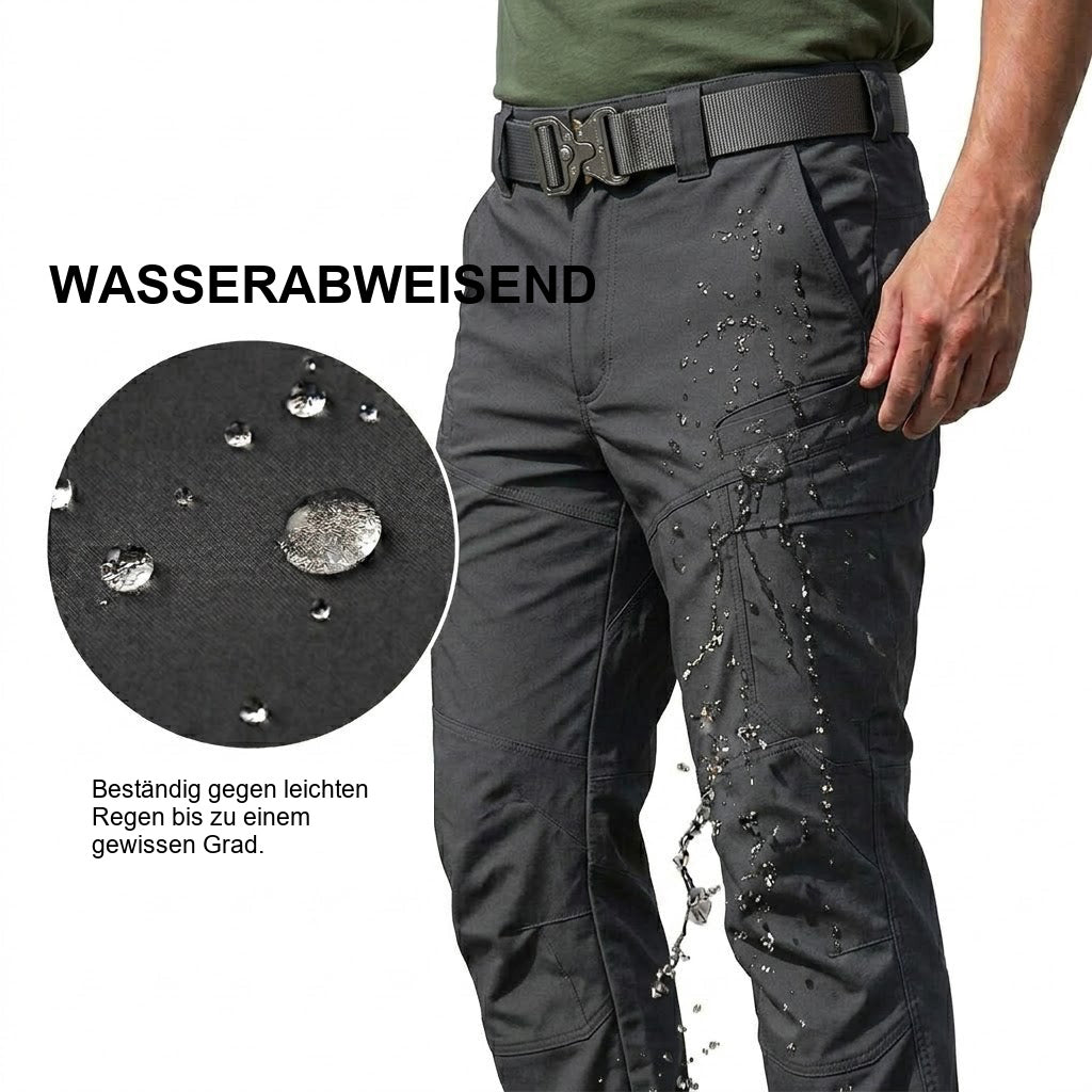Archon Taktische Stretch-Cargohose mit wasserabweisendem Material und vielen Taschen