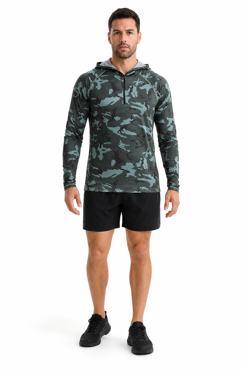 FieldGuard Camouflage Angelshirt – UV-Schutz UPF 50+