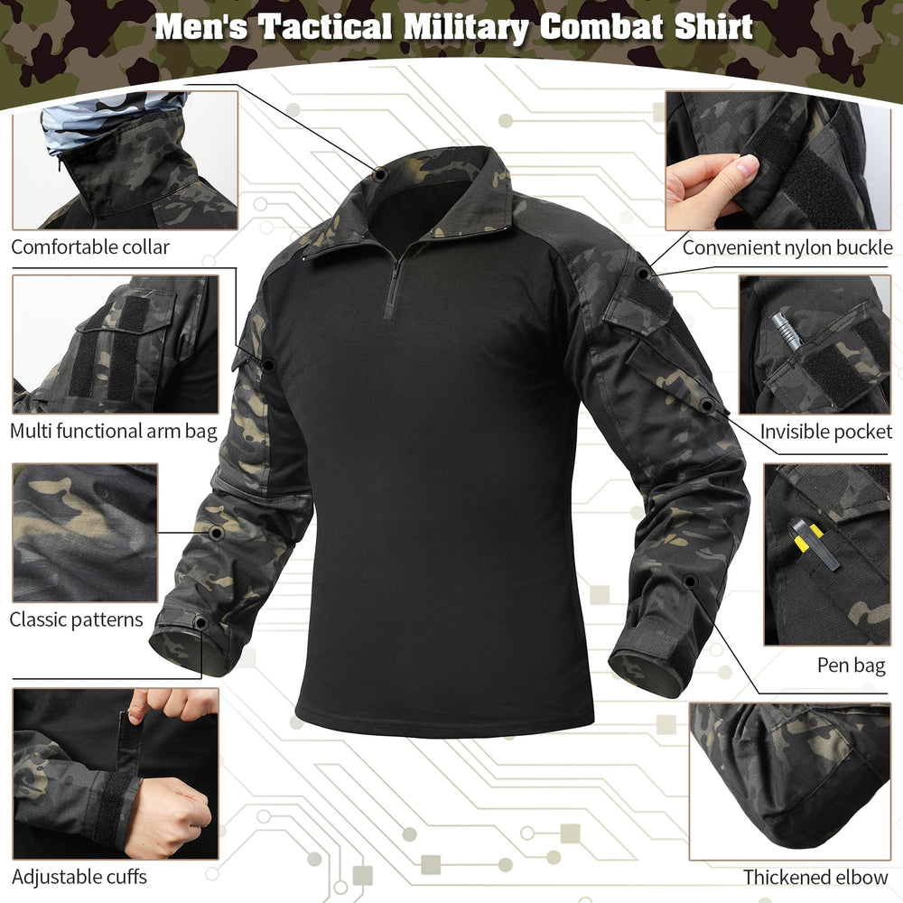 G3 Pro Combat Clothing Suit Men's Tactical Uniform Dark Camo - TWS USA
