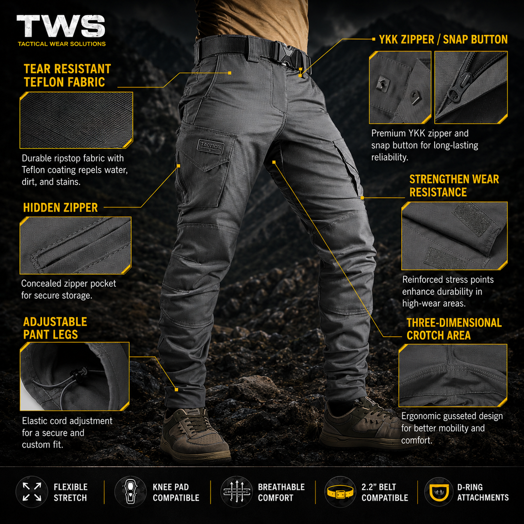 Taktfeld Phantom Robust-Cargo &amp; Outdoor-Einsatzhose Anthrazit