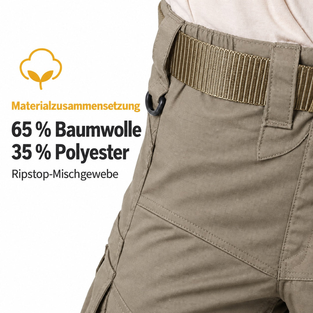 Cargohose für Herren – Urban Pro für Arbeit &amp; Outdoor – Khaki