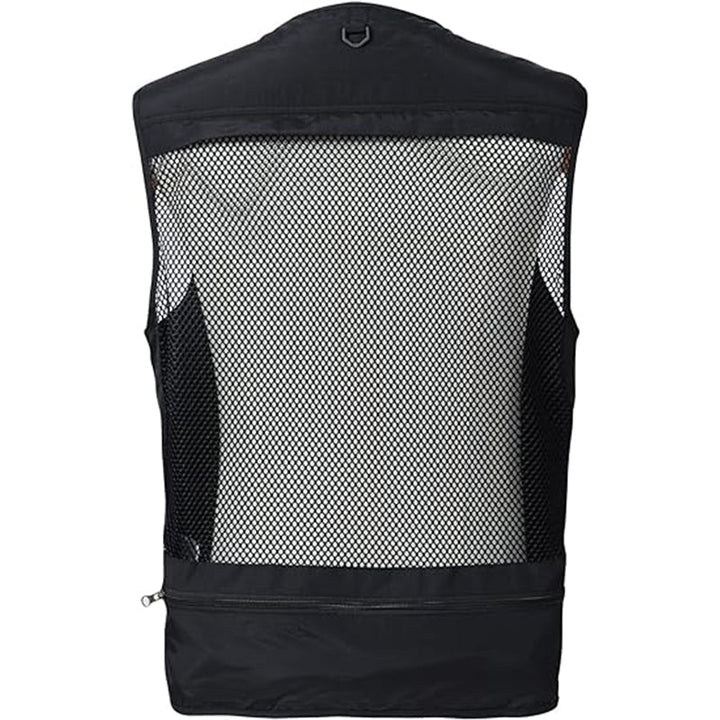 Men’s Lightweight Utility Vest – 16 - Pocket Fishing, Photography &amp; Travel Vest with Mesh Back - TWS USA