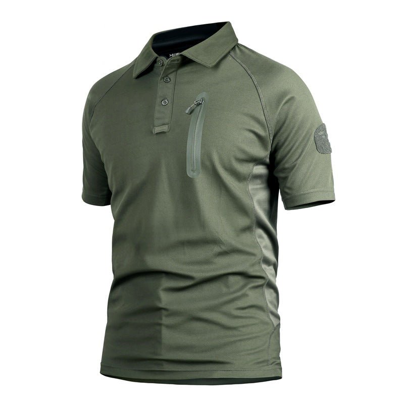 Men's Short Sleeve Quick Dry Battle Top Army Green - TWS USA