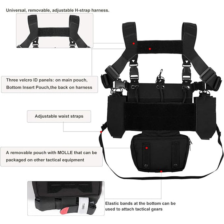 Rapid Assault Tactical Molle Chest Rig - TWS USA