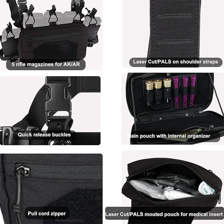 Rapid Assault Tactical Molle Chest Rig - TWS USA