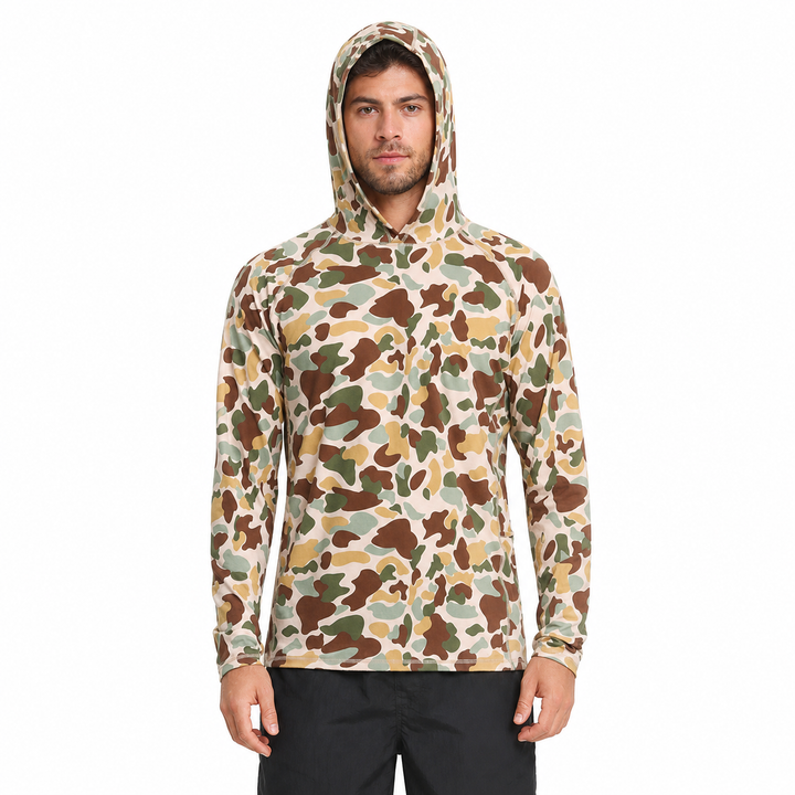 Kapuzen-Angelshirt – UV-Schutz &amp; 4-Wege-Stretch