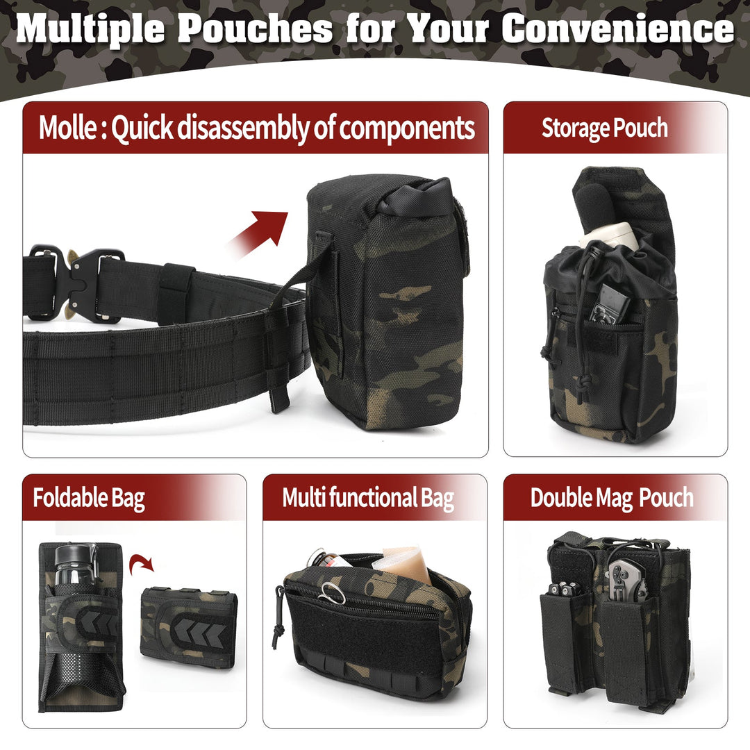 TWS 5 in 1 Quick Release Tactical Duty Belt - TWS USA