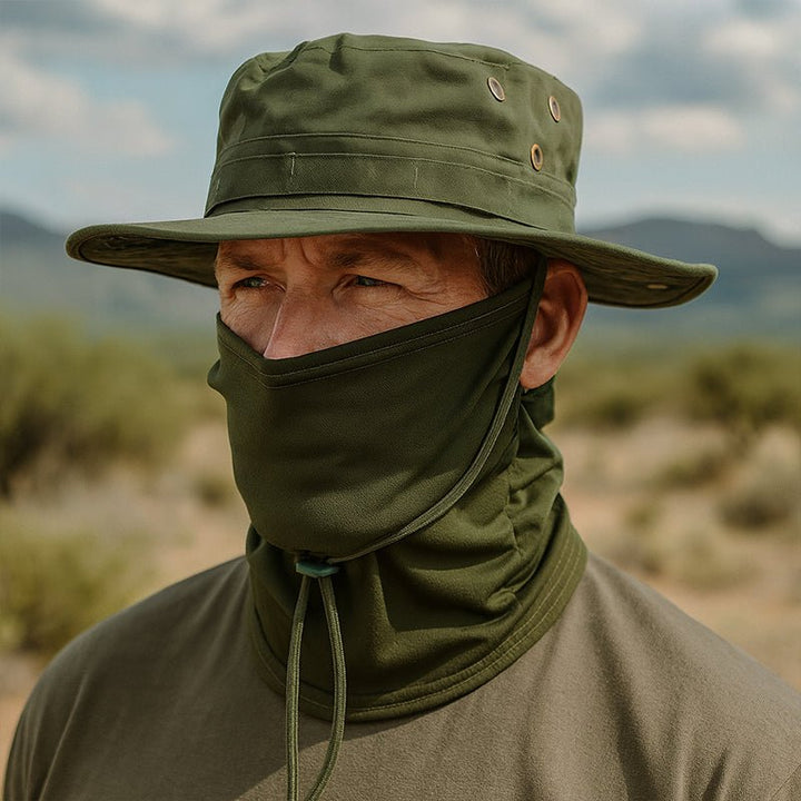 TWS UV Protection Boonie Hat with Balaclava – For Fishing, Hiking, Hunting &amp; Military Use - TWS USA