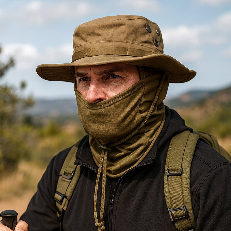TWS UV Protection Boonie Hat with Balaclava – For Fishing, Hiking, Hunting &amp; Military Use - TWS USA