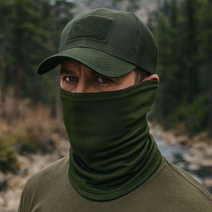 TWS UV Protection Hat with Balaclava – For Fishing, Hiking, Hunting &amp; Military Use - TWS USA