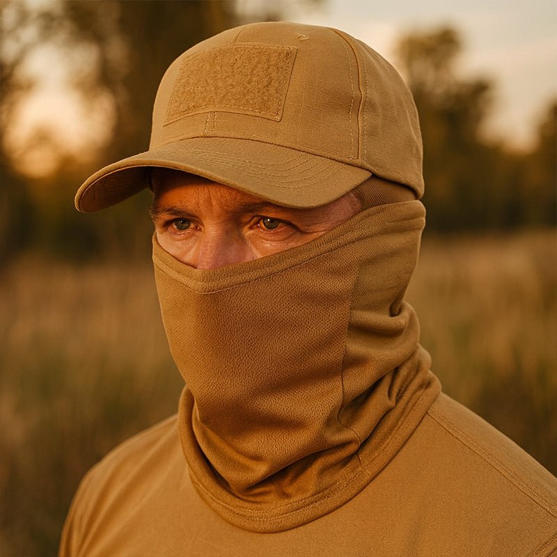 TWS UV Protection Hat with Balaclava – For Fishing, Hiking, Hunting &amp; Military Use - TWS USA