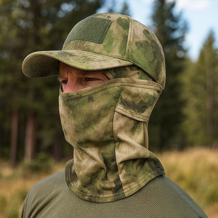 TWS UV Protection Hat with Balaclava – For Fishing, Hiking, Hunting &amp; Military Use - TWS USA