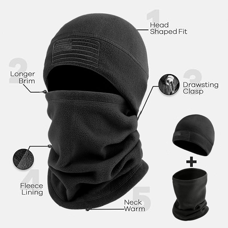 TWS Warm Fleece Beanie Hat Scarf Set - TWS USA