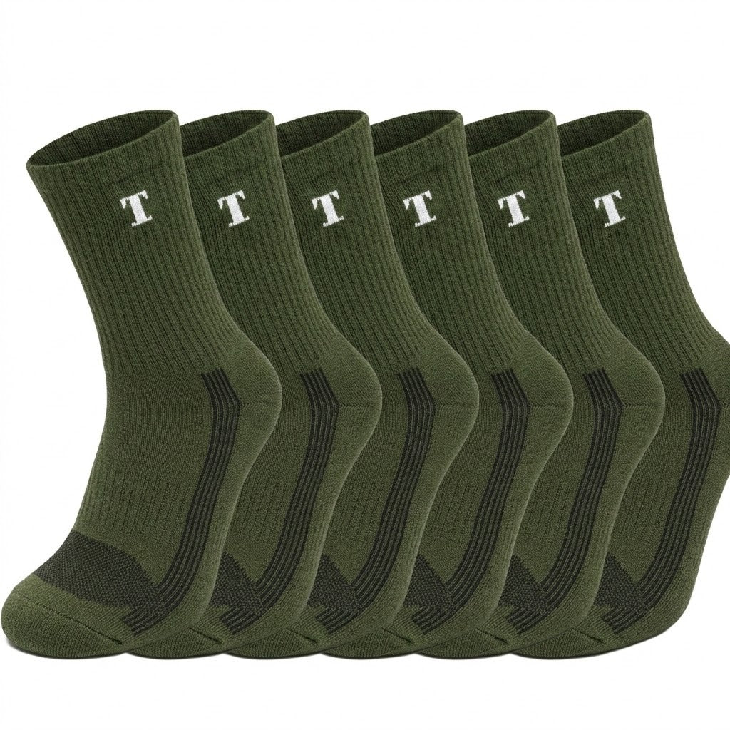 Taktische Duty-Socken – Merino-Nylon-Mix, Wadenlang