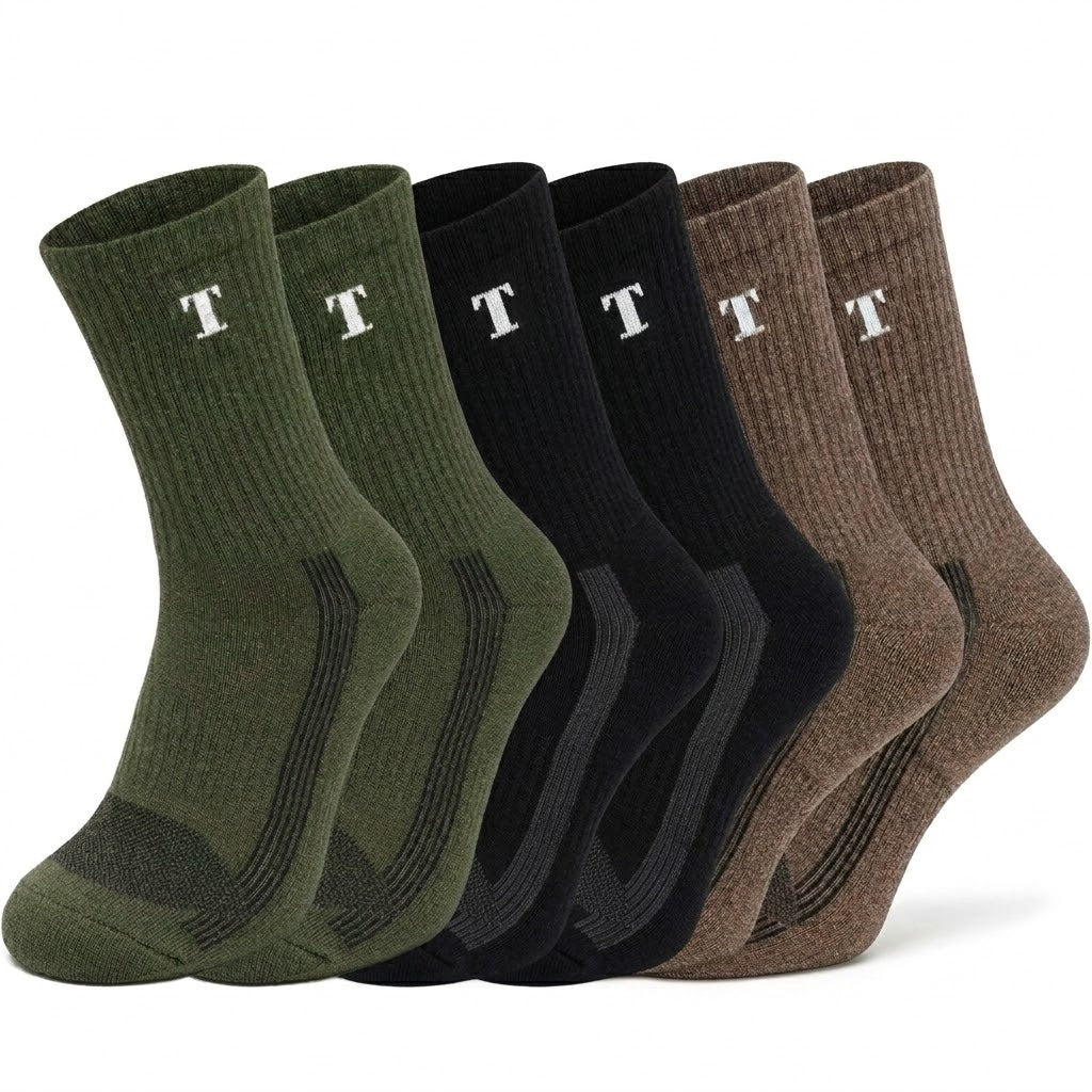 Taktische Duty-Socken – Merino-Nylon-Mix, Wadenlang