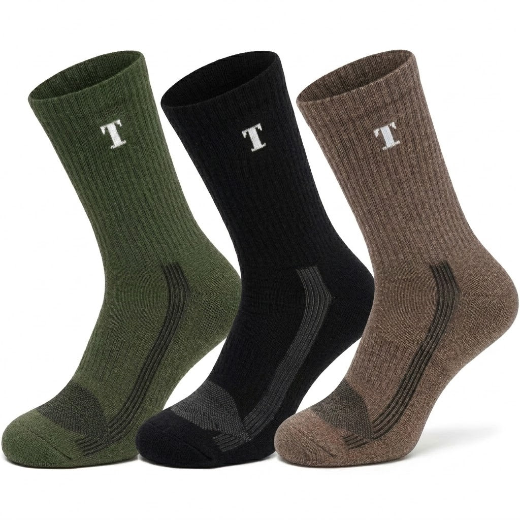 Taktische Duty-Socken – Merino-Nylon-Mix, Wadenlang